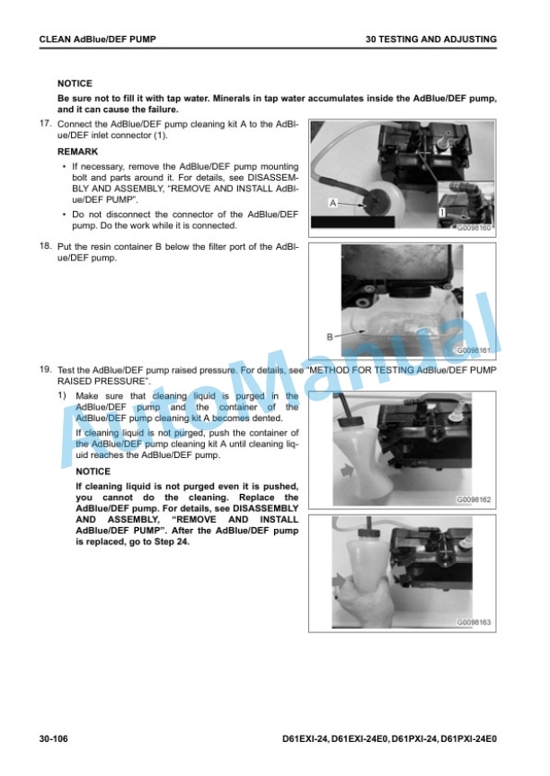 Alternative view of Komatsu D61EXi-24, D61EXi-24E0, D61PXi-24, D61PXi-24E0 Bull Dozer Shop Manual SEN06856-06