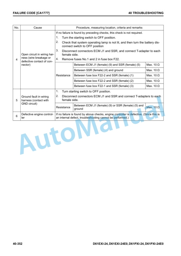 Komatsu D61EXi-24, D61EXi-24E0, D61PXi-24, D61PXi-24E0 Bull Dozer Shop Manual SEN06856-06 3 Komatsu D61EXi-24, D61EXi-24E0, D61PXi-24, D61PXi-24E0 Bull Dozer Shop Manual SEN06856-06 - Image 3