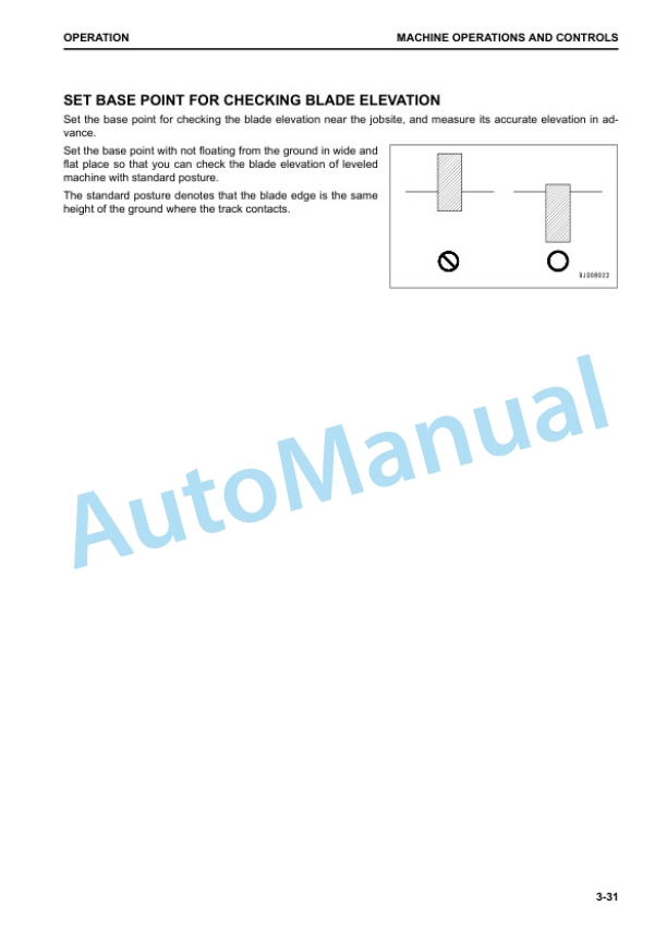 Alternative view of Komatsu D61EXi-24, D61PXi-24 Bull Dozer Operation and Maintenance Manual TEN00821-00