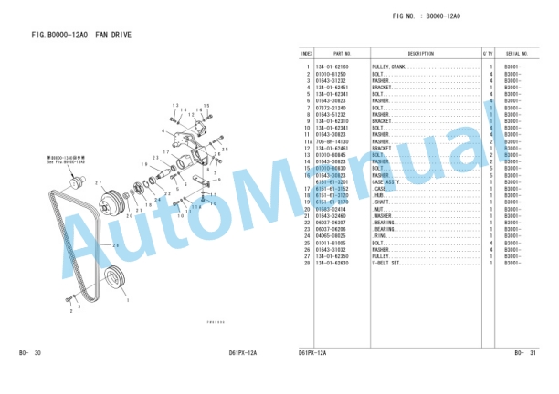 Komatsu D61PX-12 Parts Manual KEPB099900 2 Komatsu D61PX-12 Parts Manual KEPB099900-2
