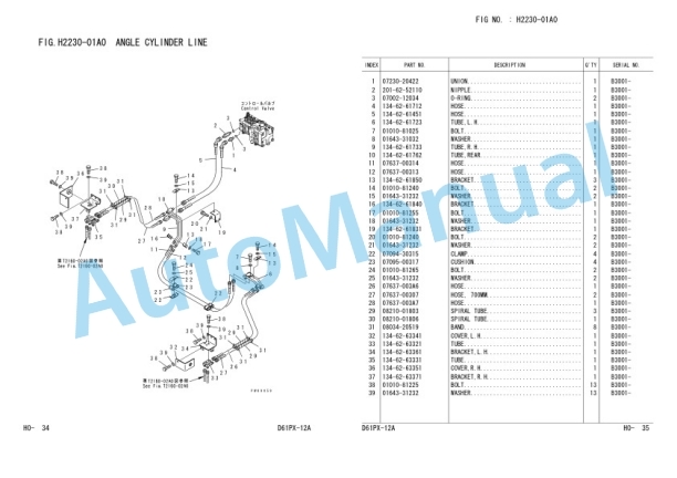 Komatsu D61PX-12 Parts Manual KEPB099900 3 Komatsu D61PX-12 Parts Manual KEPB099900-3