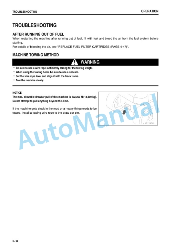 Komatsu D63E-12 Bull Dozer Operation and Maintenance Manual PEN00621-00 4 Komatsu D63E-12 Bull Dozer Operation and Maintenance Manual PEN00621-00 - Image 4