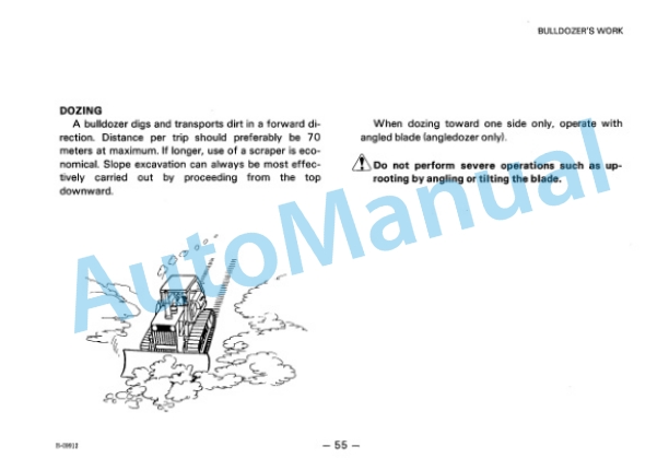 Komatsu D65A-8 Bull Dozer Operation and Maintenance Manual SEAM0144IQ01 3 Komatsu D65A-8 Bull Dozer Operation and Maintenance Manual SEAM0144IQ01 - Image 3