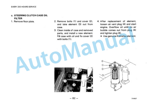 Komatsu D65A-8 Bull Dozer Operation and Maintenance Manual SEAM0144IQ01 4 Komatsu D65A-8 Bull Dozer Operation and Maintenance Manual SEAM0144IQ01 - Image 4