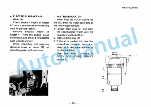 Komatsu D65A-8, D65E-8, D65P-8 Bull Dozer Operation and Maintenance Manual SEAM01440805 5 Komatsu D65A-8, D65E-8, D65P-8 Bull Dozer Operation and Maintenance Manual SEAM01440805 - Image 5