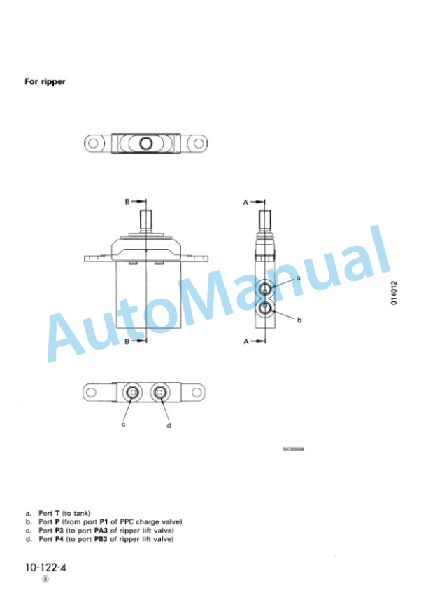 Alternative view of Komatsu D65E-12, D65P-12, D65EX-12, D65PX-12 Shop Manual SEBM001926