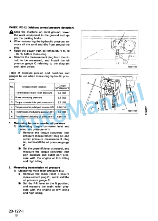 Komatsu D65E-12, D65P-12, D65EX-12, D65PX-12 Shop Manual SEBM001926 3 Komatsu D65E-12, D65P-12, D65EX-12, D65PX-12 Shop Manual SEBM001926 - Image 3