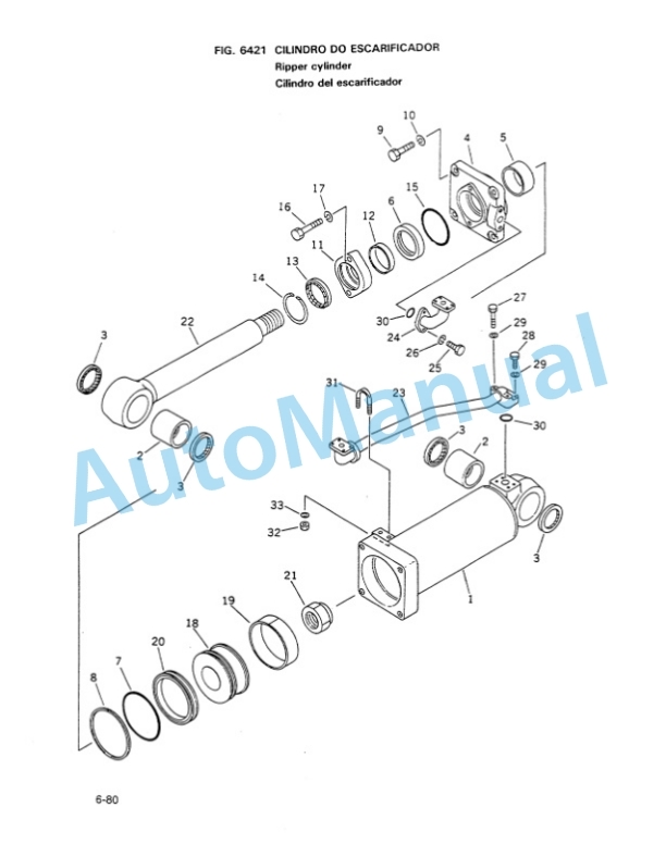 Komatsu D65E-8E Bulldozer Parts Manual KPPB001901 5 Komatsu D65E-8E Bulldozer Parts Manual KPPB001901-5
