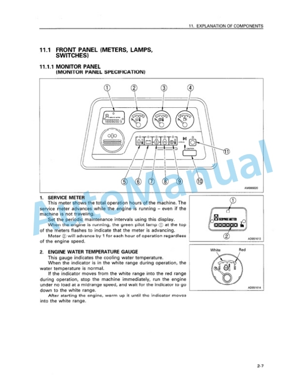 Alternative view of Komatsu D65EX-12, D65PX-12 Bull Dozer Operation and Maintenance Manual SEAM007202