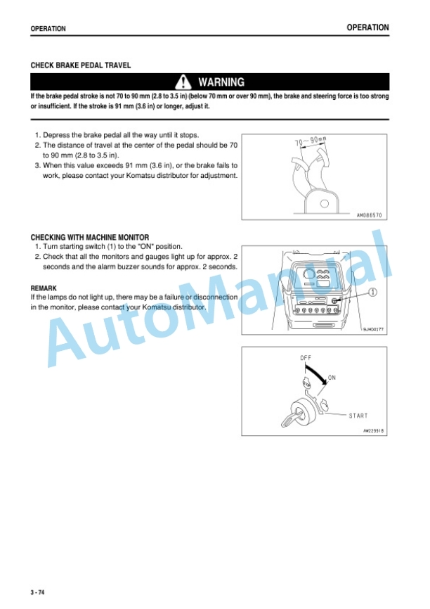 Komatsu D65EX-15, D65PX-15, D65WX-15 Bull Dozer Operation and Maintenance Manual TEN00057-03 3 Komatsu D65EX-15, D65PX-15, D65WX-15 Bull Dozer Operation and Maintenance Manual TEN00057-03 - Image 3
