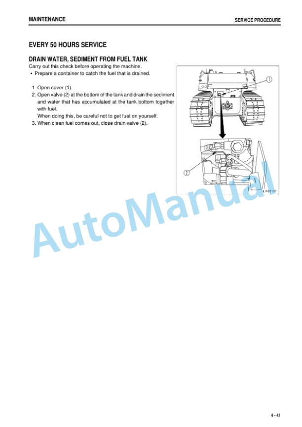 Komatsu D65EX-15, D65PX-15, D65WX-15 Crawler Dozer Operation and Maintenance Manual TEN00013-00 5 Komatsu D65EX-15, D65PX-15, D65WX-15 Crawler Dozer Operation and Maintenance Manual TEN00013-00 - Image 5