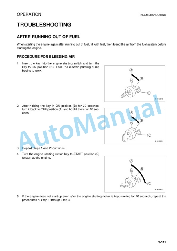 Komatsu D65EX-15E0, D65PX-15E0 Bull Dozer Operation and Maintenance Manual EEAM024400 4 Komatsu D65EX-15E0, D65PX-15E0 Bull Dozer Operation and Maintenance Manual EEAM024400 - Image 4