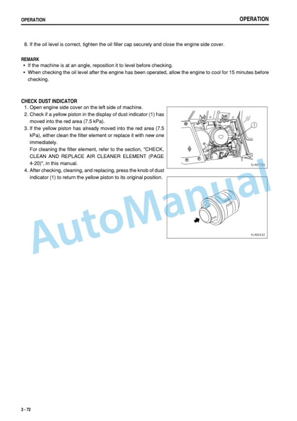 Komatsu D65EX-15E0, D65PX-15E0, D65WX-15E0 Bull Dozer Operation and Maintenance Manual PEN00277-02 3 Komatsu D65EX-15E0, D65PX-15E0, D65WX-15E0 Bull Dozer Operation and Maintenance Manual PEN00277-02 - Image 3