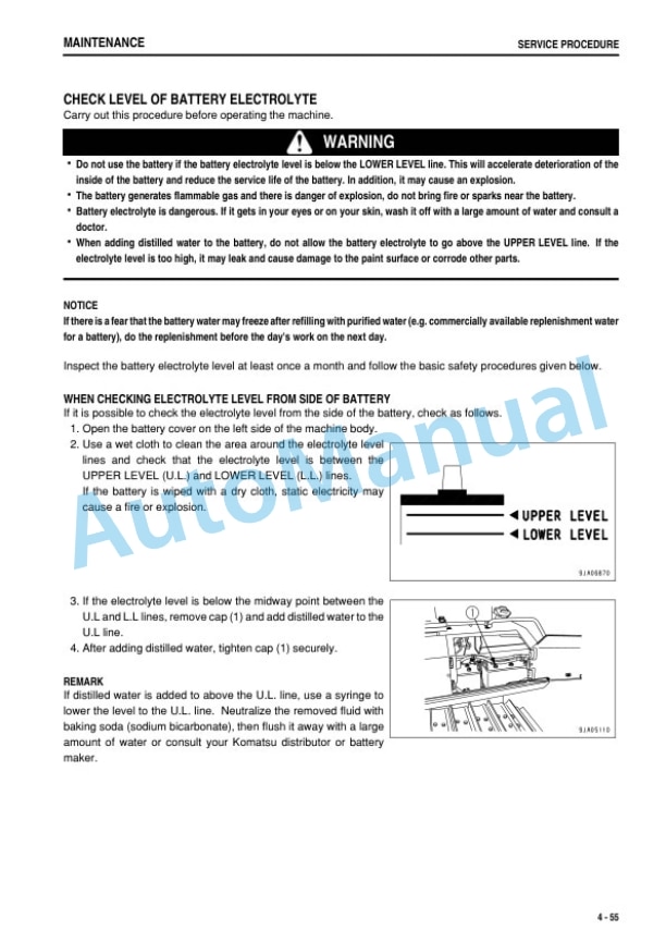 Komatsu D65EX-15E0, D65PX-15E0, D65WX-15E0 Bull Dozer Operation and Maintenance Manual TEN00394-00 5 Komatsu D65EX-15E0, D65PX-15E0, D65WX-15E0 Bull Dozer Operation and Maintenance Manual TEN00394-00 - Image 5