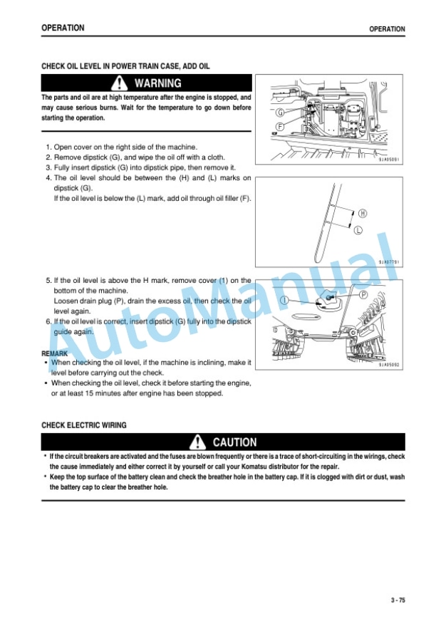 Komatsu D65EX-15E0, D65PX-15E0, D65WX-15E0 Bull Dozer Operation and Maintenance Manual TEN00486-01 3 Komatsu D65EX-15E0, D65PX-15E0, D65WX-15E0 Bull Dozer Operation and Maintenance Manual TEN00486-01 - Image 3