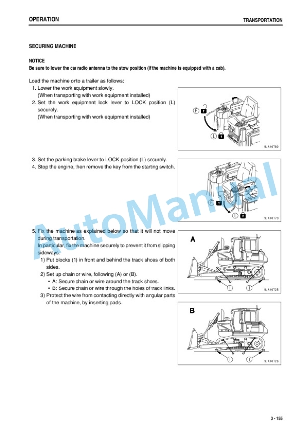 Komatsu D65EX-16, D65PX-16, D65WX-16 Bull Dozer Operation and Maintenance Manual PEN00443-01 4 Komatsu D65EX-16, D65PX-16, D65WX-16 Bull Dozer Operation and Maintenance Manual PEN00443-01 - Image 4