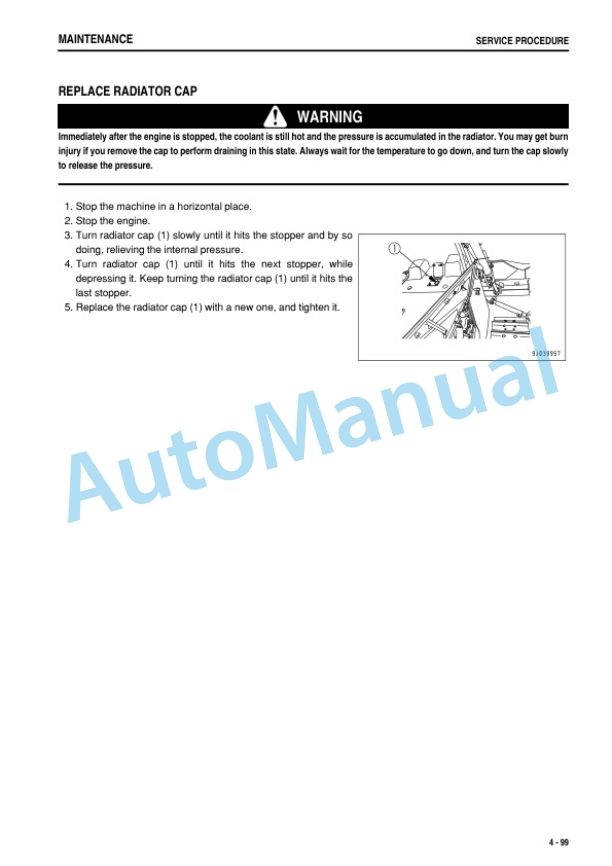 Komatsu D65EX-16, D65PX-16, D65WX-16 Bull Dozer Operation and Maintenance Manual PEN01150-01 5 Komatsu D65EX-16, D65PX-16, D65WX-16 Bull Dozer Operation and Maintenance Manual PEN01150-01 - Image 5
