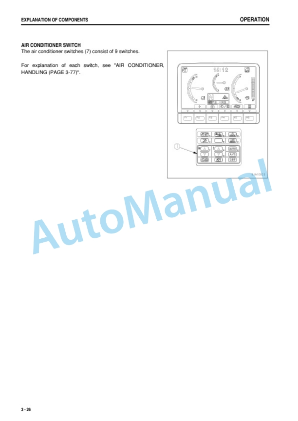 Alternative view of Komatsu D65EX-16, D65PX-16, D65WX-16 Bull Dozer Operation and Maintenance Manual PEN01493-00