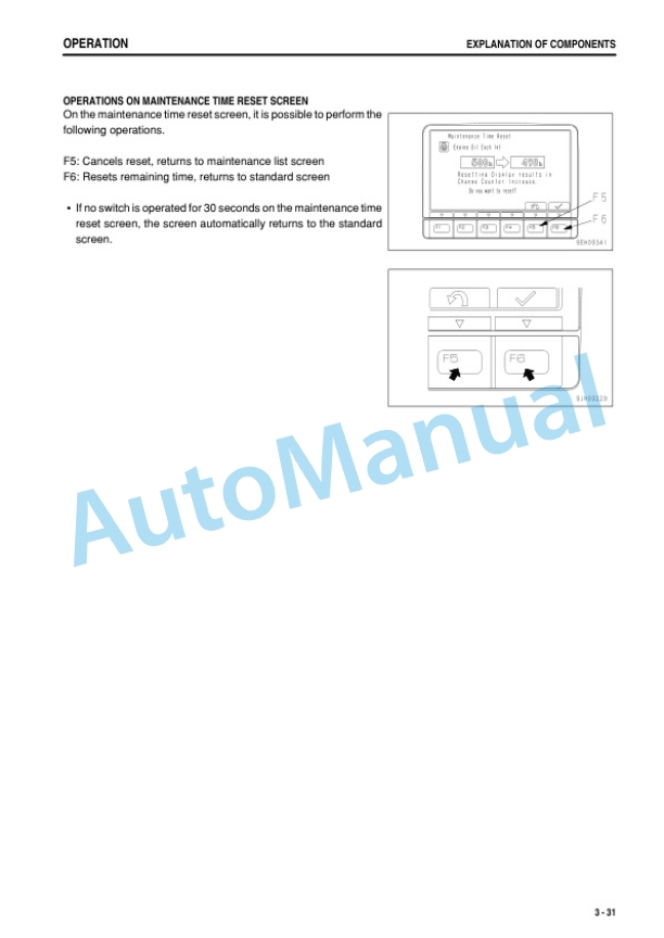 Alternative view of Komatsu D65EX-16, D65PX-16, D65WX-16 Bull Dozer Operation and Maintenance Manual PEN01494-00