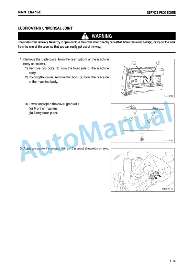 Komatsu D65EX-16, D65PX-16, D65WX-16 Bull Dozer Operation and Maintenance Manual TEN00330-02 5 Komatsu D65EX-16, D65PX-16, D65WX-16 Bull Dozer Operation and Maintenance Manual TEN00330-02 - Image 5