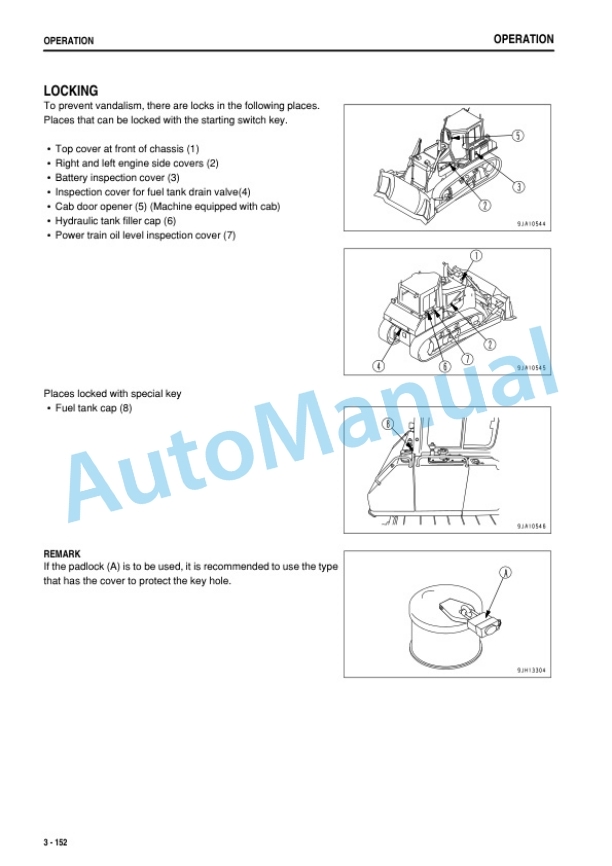 Komatsu D65EX-16, D65PX-16, D65WX-16 Bull Dozer Operation and Maintenance Manual TEN00330-03 4 Komatsu D65EX-16, D65PX-16, D65WX-16 Bull Dozer Operation and Maintenance Manual TEN00330-03 - Image 4