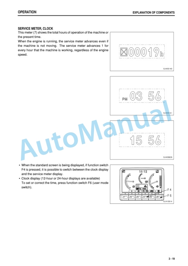 Alternative view of Komatsu D65EX-16, D65PX-16, D65WX-16 Bull Dozer Operation and Maintenance Manual TEN00404-00