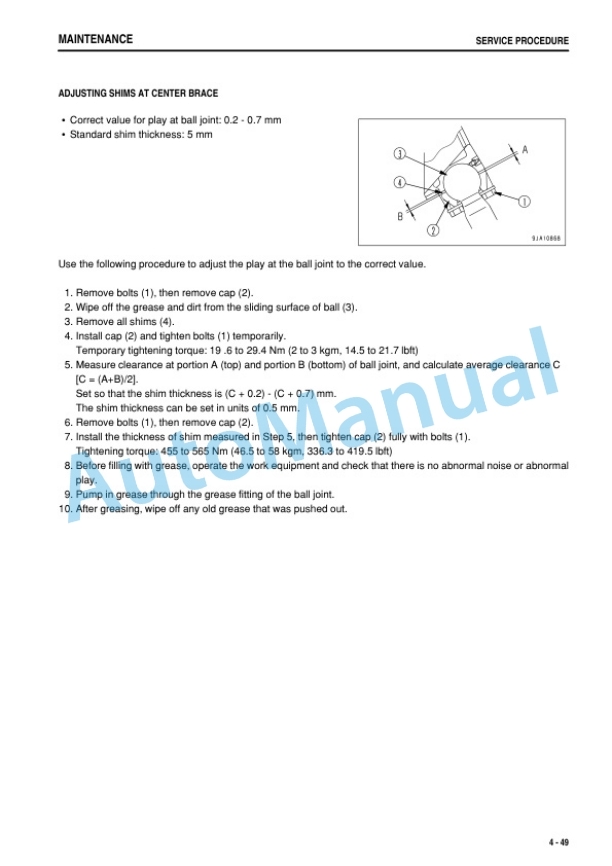 Komatsu D65EX-16, D65PX-16, D65WX-16 Bull Dozer Operation and Maintenance Manual TEN00404-00 5 Komatsu D65EX-16, D65PX-16, D65WX-16 Bull Dozer Operation and Maintenance Manual TEN00404-00 - Image 5