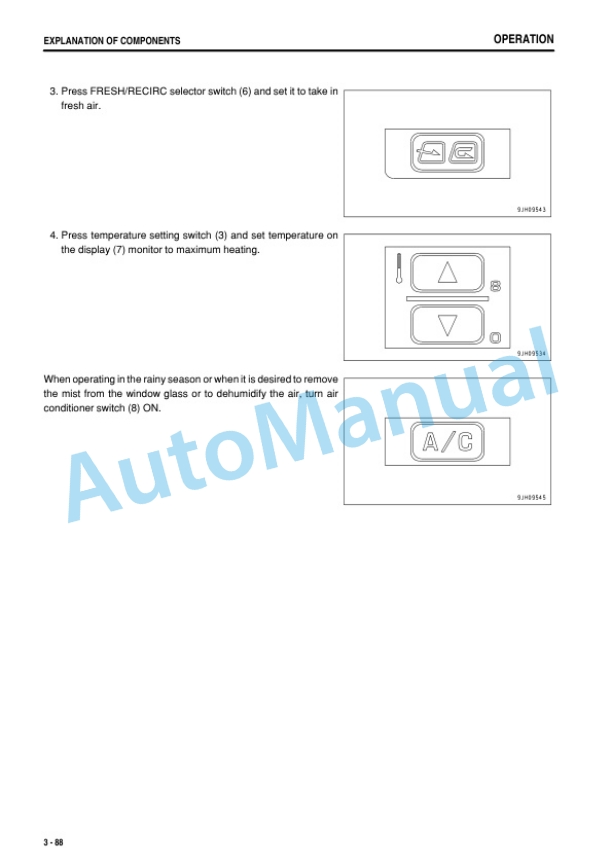 Komatsu D65EX-16, D65PX-16, D65WX-16 Bull Dozer Operation and Maintenance Manual TEN00404-01 3 Komatsu D65EX-16, D65PX-16, D65WX-16 Bull Dozer Operation and Maintenance Manual TEN00404-01 - Image 3