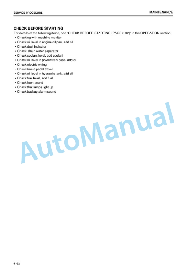 Komatsu D65EX-16, D65PX-16, D65WX-16 Bull Dozer Operation and Maintenance Manual TEN00488-05 5 Komatsu D65EX-16, D65PX-16, D65WX-16 Bull Dozer Operation and Maintenance Manual TEN00488-05 - Image 5