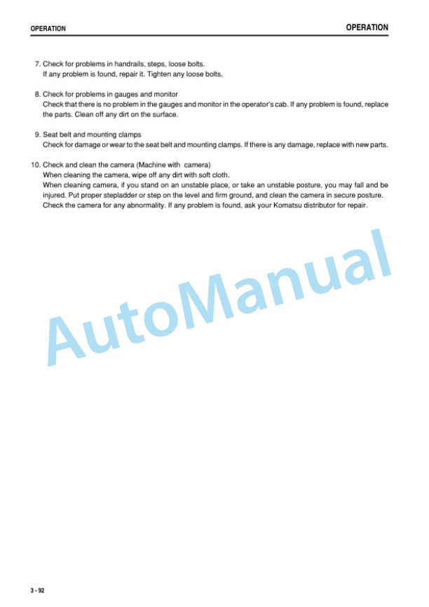 Komatsu D65EX-16, D65PX-16, D65WX-16 Bull Dozer Operation and Maintenance Manual TEN00853-01 3 Komatsu D65EX-16, D65PX-16, D65WX-16 Bull Dozer Operation and Maintenance Manual TEN00853-01 - Image 3
