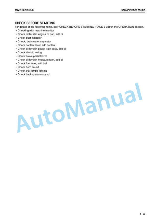 Komatsu D65EX-16, D65PX-16, D65WX-16 Bull Dozer Operation and Maintenance Manual TEN00853-01 5 Komatsu D65EX-16, D65PX-16, D65WX-16 Bull Dozer Operation and Maintenance Manual TEN00853-01 - Image 5