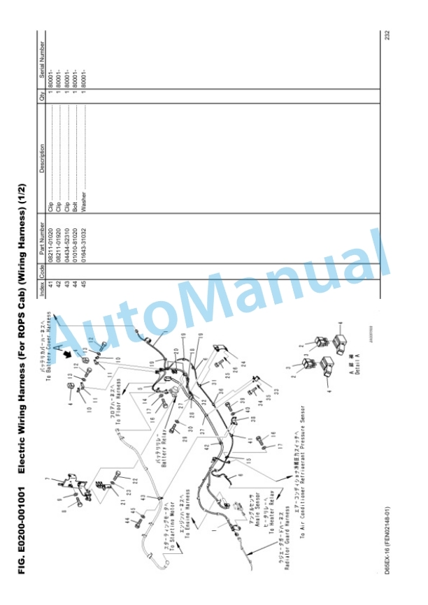 Komatsu D65EX-16, SAA6D114E-3E Parts Manual FEN02148-01 2 Komatsu D65EX-16, SAA6D114E-3E Parts Manual FEN02148-01-2
