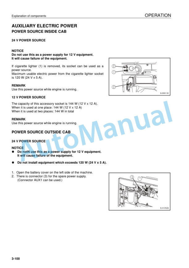 Komatsu D65EX-17, D65PX-17, D65WX-17 Bull Dozer Operation and Maintenance Manual EENAM03034 3 Komatsu D65EX-17, D65PX-17, D65WX-17 Bull Dozer Operation and Maintenance Manual EENAM03034 - Image 3