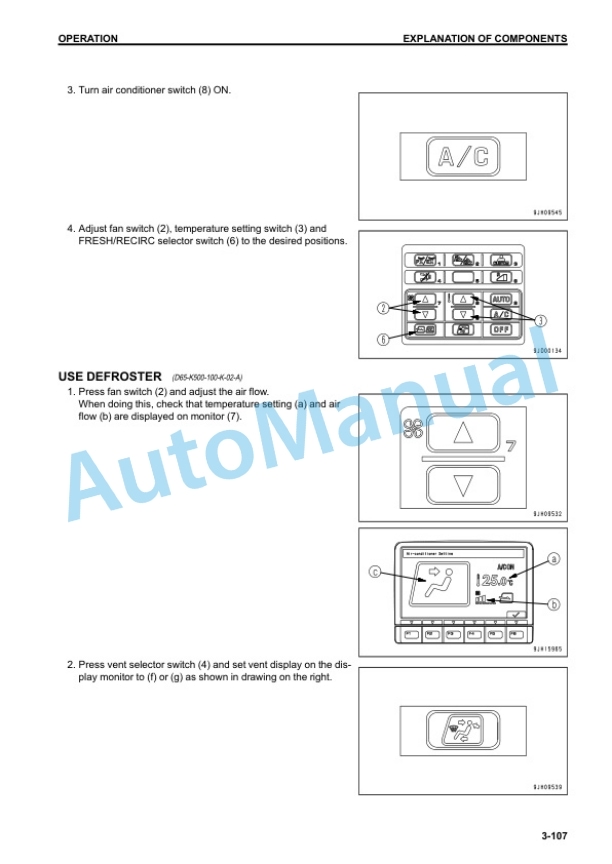 Komatsu D65EX-17, D65PX-17, D65WX-17 Bull Dozer Operation and Maintenance Manual PEN00550-09 3 Komatsu D65EX-17, D65PX-17, D65WX-17 Bull Dozer Operation and Maintenance Manual PEN00550-09 - Image 3