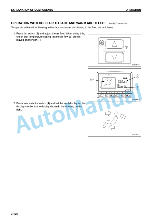 Komatsu D65EX-17, D65PX-17, D65WX-17 Bull Dozer Operation and Maintenance Manual TEN00512-09 3 Komatsu D65EX-17, D65PX-17, D65WX-17 Bull Dozer Operation and Maintenance Manual TEN00512-09 - Image 3