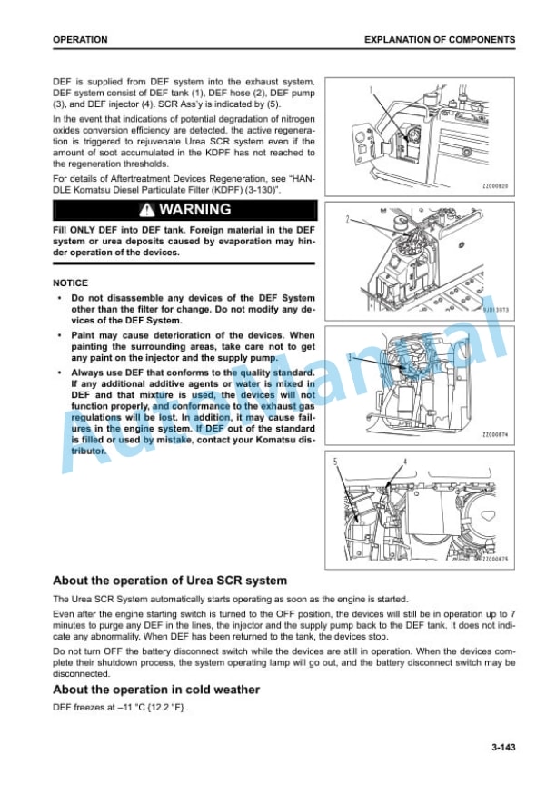 Komatsu D65EX-18, D65PX-18, D65WX-18 Bull Dozer Operation and Maintenance Manual PEN01671-04 3 Komatsu D65EX-18, D65PX-18, D65WX-18 Bull Dozer Operation and Maintenance Manual PEN01671-04 - Image 3