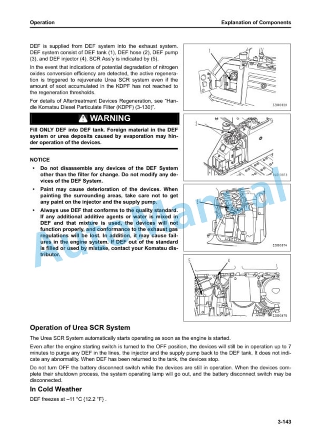 Komatsu D65EX-18, D65PX-18, D65WX-18 Bull Dozer Operation and Maintenance Manual PEN01671-05 3 Komatsu D65EX-18, D65PX-18, D65WX-18 Bull Dozer Operation and Maintenance Manual PEN01671-05 - Image 3
