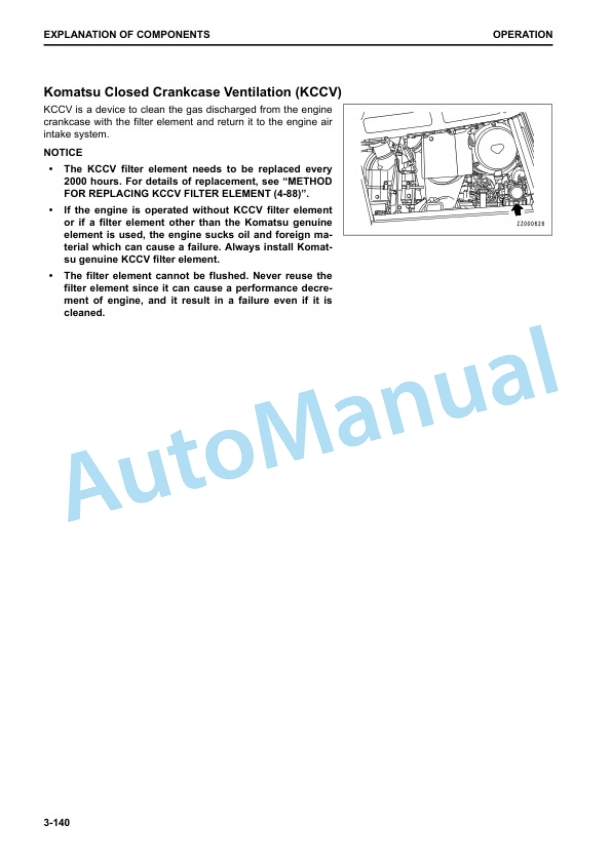 Komatsu D65EX-18, D65PX-18, D65WX-18 Bull Dozer Operation and Maintenance Manual TEN00804-01 3 Komatsu D65EX-18, D65PX-18, D65WX-18 Bull Dozer Operation and Maintenance Manual TEN00804-01 - Image 3