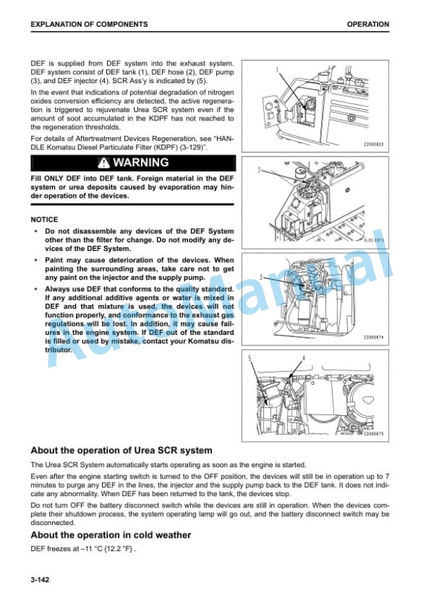 Komatsu D65EX-18, D65PX-18, D65WX-18 Bull Dozer Operation and Maintenance Manual TEN00830-02 3 Komatsu D65EX-18, D65PX-18, D65WX-18 Bull Dozer Operation and Maintenance Manual TEN00830-02 - Image 3