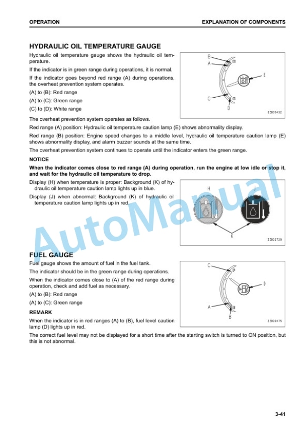 Alternative view of Komatsu D65EX-18, D65PX-18, D65WX-18 Bull Dozer Operation and Maintenance Manual TEN00911-00
