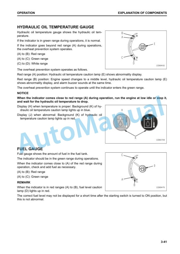 Alternative view of Komatsu D65EX-18, D65PX-18, D65WX-18 Bull Dozer Operation and Maintenance Manual TEN00957-00