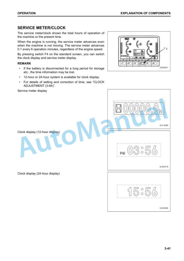 Alternative view of Komatsu D65EX-18, D65PX-18, D65WX-18 Bull Dozer Operation and Maintenance Manual TEN00958-00