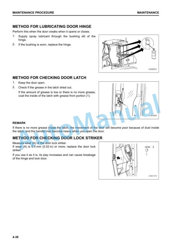 Komatsu D65EX-18, D65PX-18, D65WX-18 Bull Dozer Operation and Maintenance Manual TEN00958-02 5 Komatsu D65EX-18, D65PX-18, D65WX-18 Bull Dozer Operation and Maintenance Manual TEN00958-02 - Image 5