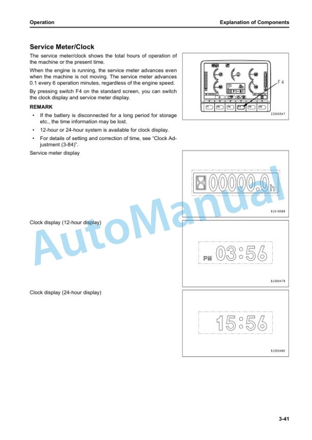 Alternative view of Komatsu D65EX-18, D65PX-18, D65WX-18 Bull Dozer Operation and Maintenance Manual TEN00958-04