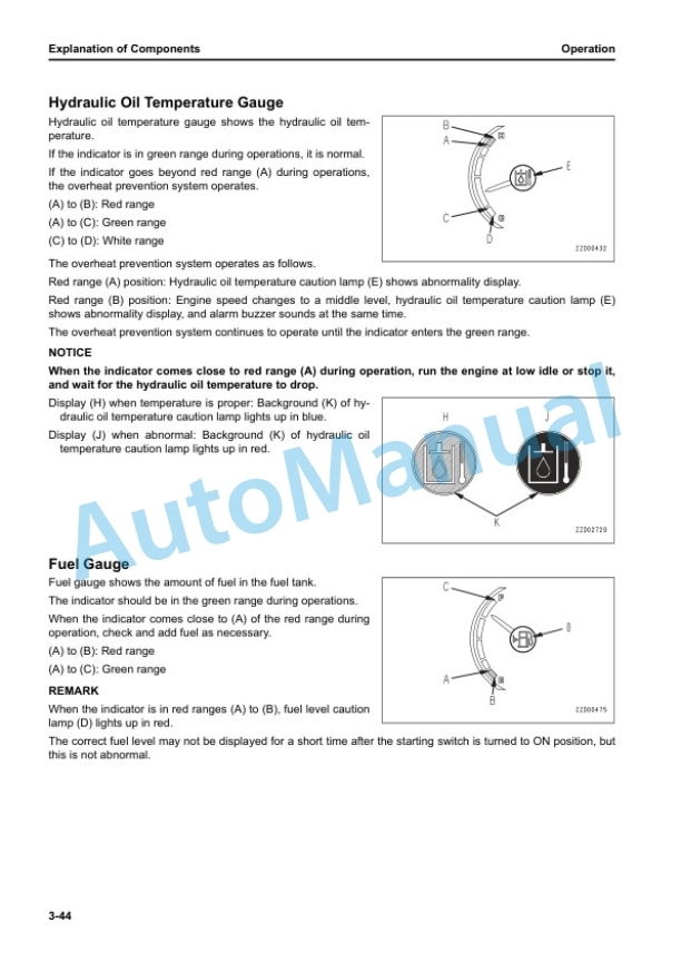 Alternative view of Komatsu D65EX-18, D65PX-18, D65WX-18 Bull Dozer Operation and Maintenance Manual TEN01018-05