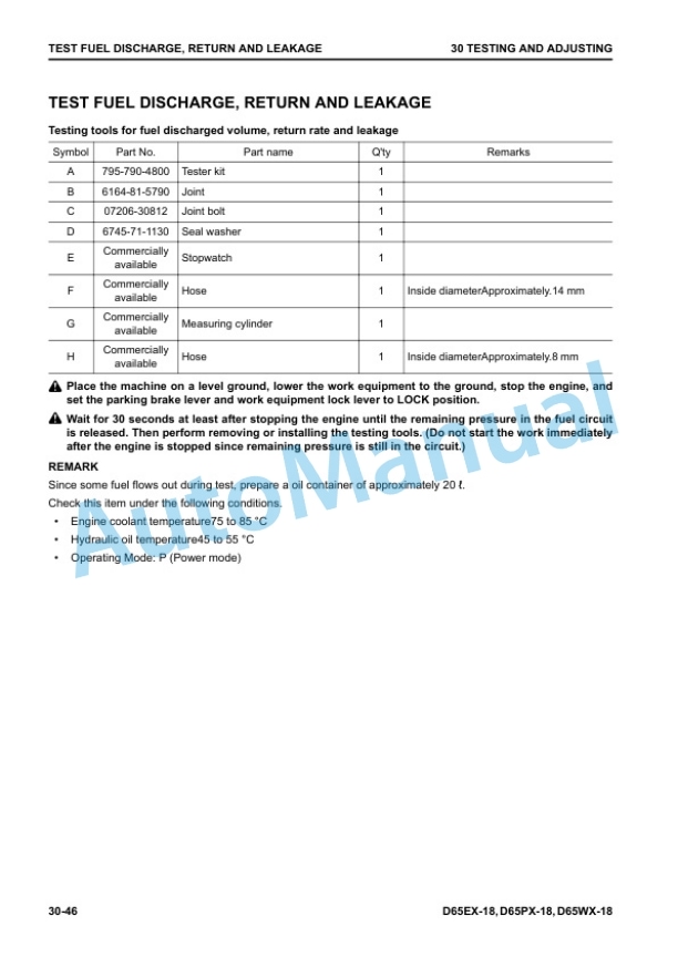 Alternative view of Komatsu D65EX-18, D65PX-18, D65WX-18 Bull Dozer Shop Manual SEN06505-12