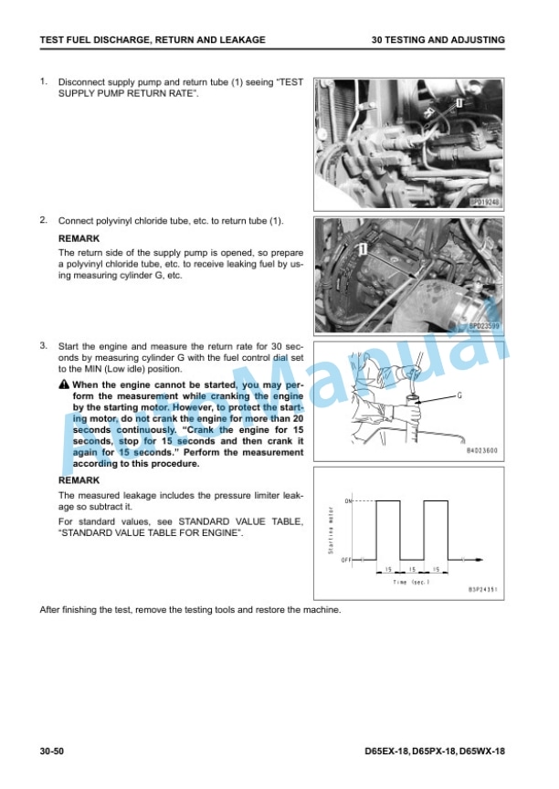 Alternative view of Komatsu D65EX-18, D65PX-18, D65WX-18 Bull Dozer Shop Manual SEN06645-05