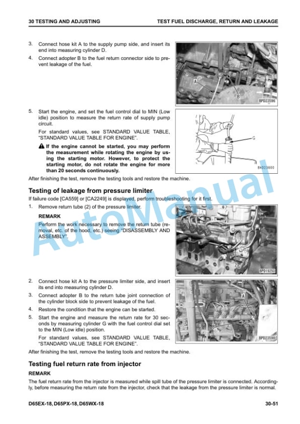 Alternative view of Komatsu D65EX-18, D65PX-18, D65WX-18 Bull Dozer Shop Manual SEN06715-08