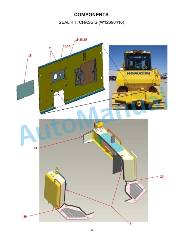 Komatsu D65EX-18, D65PX-18, D65WX-18 Waste Handler Dozer Parts Manual W12CLD6518002 4 Komatsu D65EX-18, D65PX-18, D65WX-18 Waste Handler Dozer Parts Manual W12CLD6518002-4