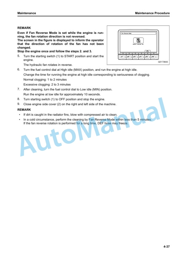 Komatsu D65EX-18E0 Bull Dozer Operation and Maintenance Manual PEN02208-00 5 Komatsu D65EX-18E0 Bull Dozer Operation and Maintenance Manual PEN02208-00 - Image 5